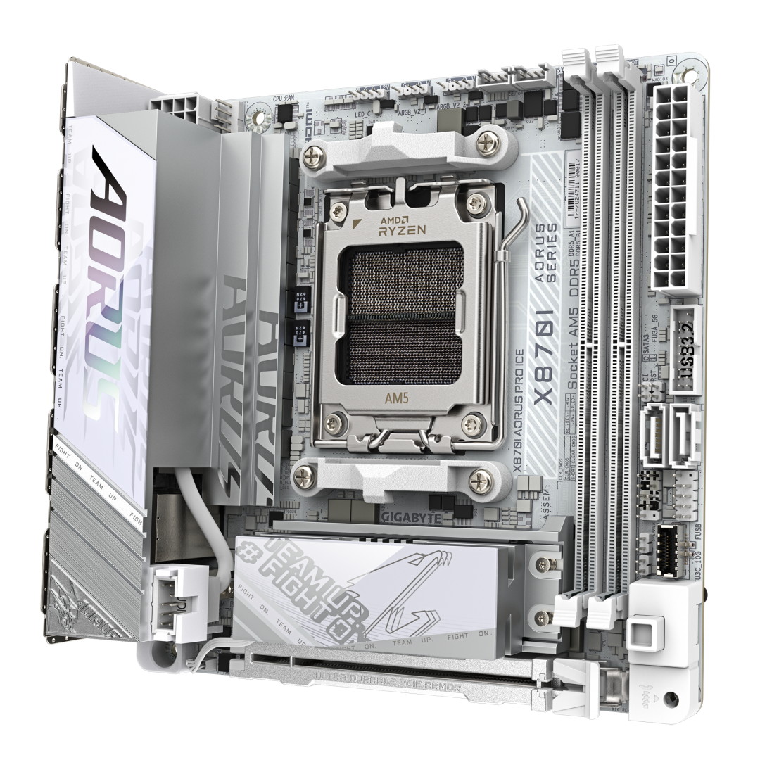 Placa de baza Gigabyte X870I AORUS PRO ICE, Socket AM5, DDR5, Mini-ITX