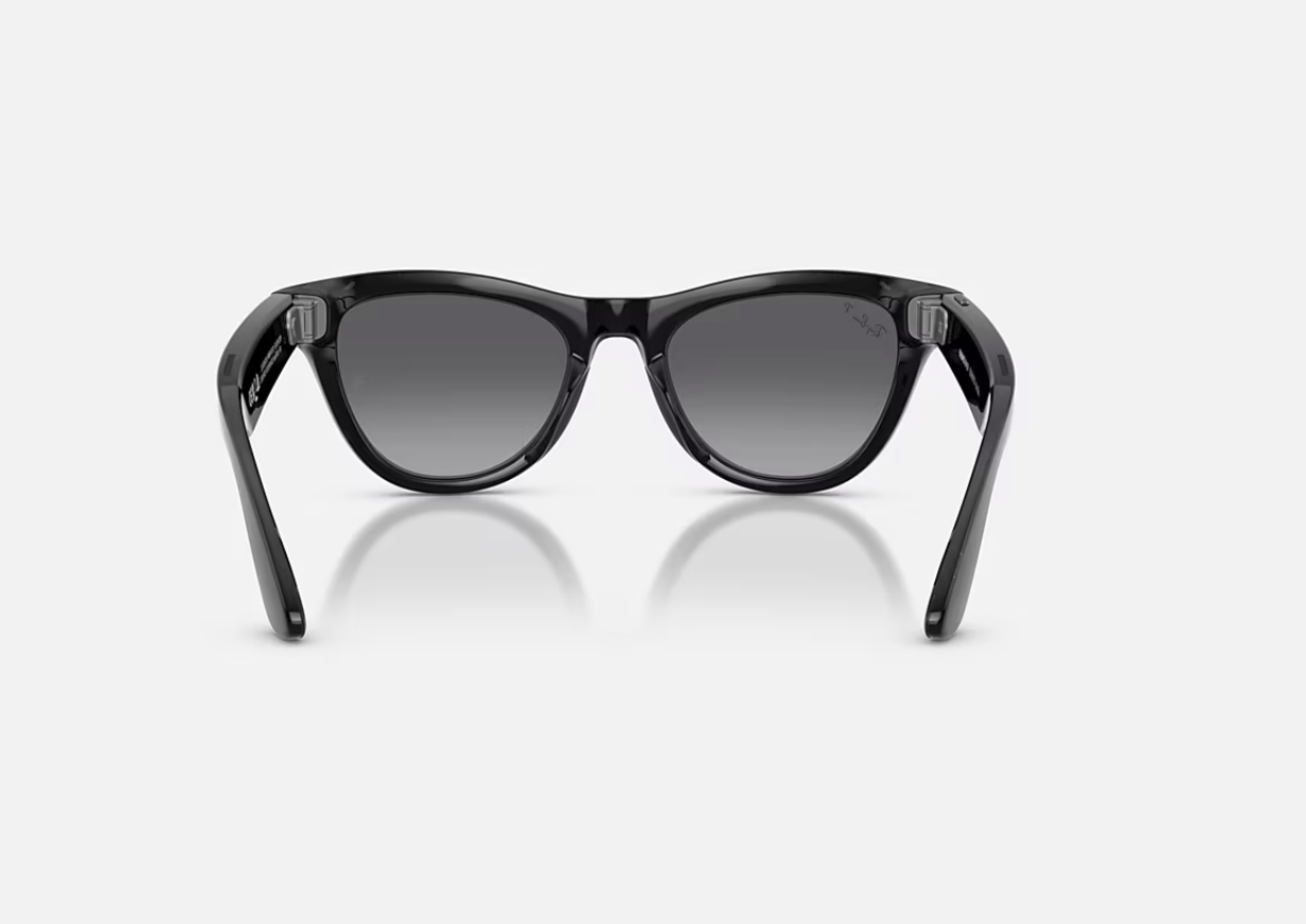 RayBan Meta SKYLER High Bridge Fit - Shinny Black - Graphite Gen2