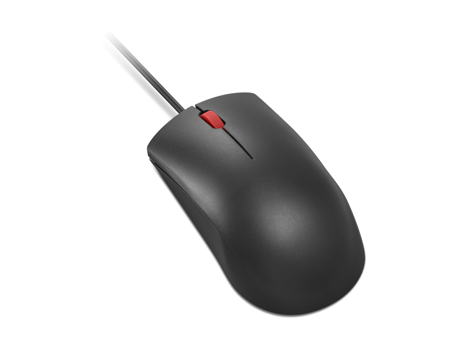 Mouse cu fir Lenovo 120; 1600DPI; conectivitate: USB-A; senzor optic; numar de butoane: 3; greutate: 90g; lungimea cablului: 1.5m; compatibil cu Windows 10 Home Single Language 64, Windows 11; culoare: negru