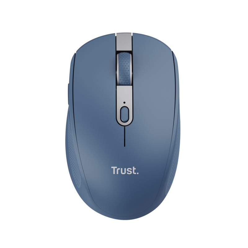 Mouse Trust Ozaa compact, rezolutie maxima 3200 DPI, interfata USB-A, USB-C, albastru