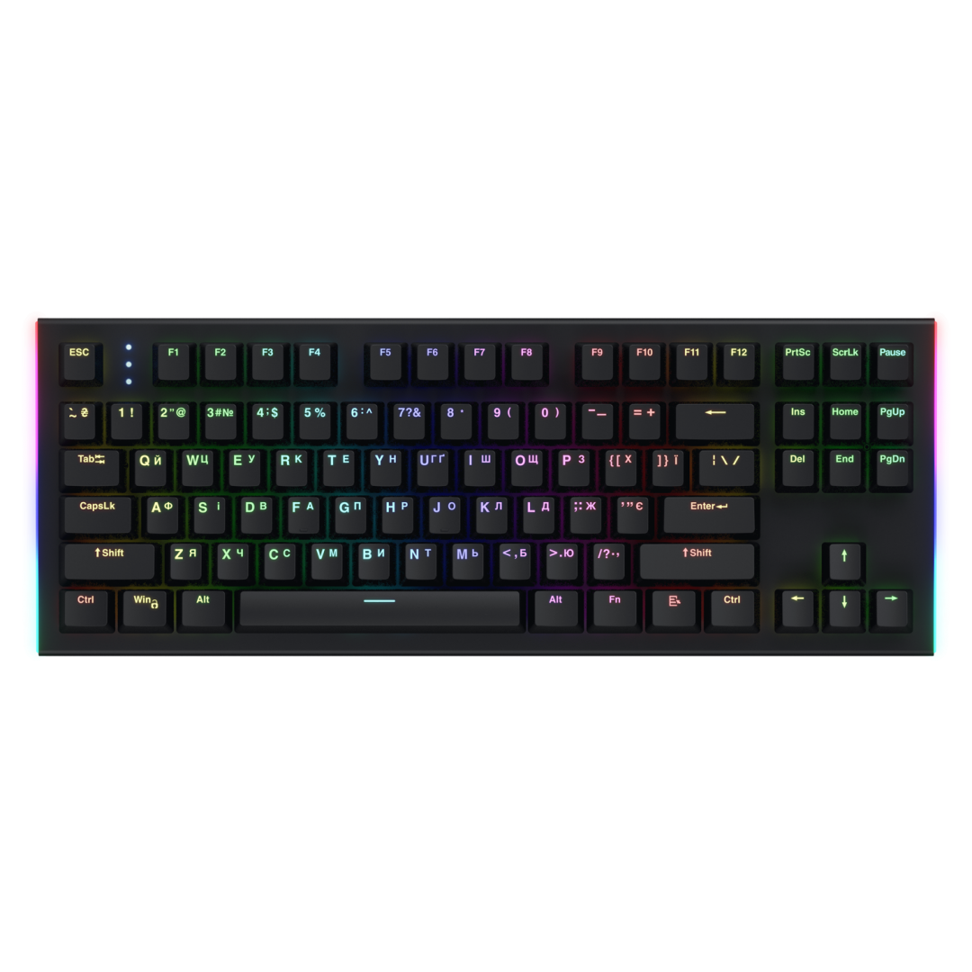 Tastatura Mecanica Gaming HATOR Gravity X TKL, RGB, USB, Negru