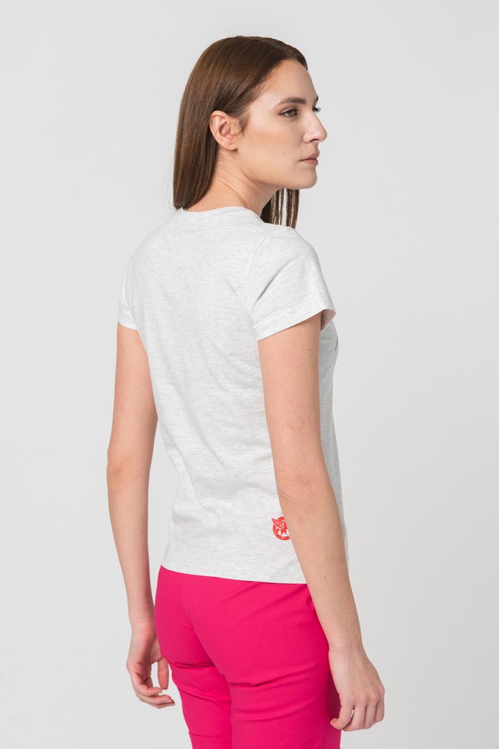TRICOU CASUAL BICICLETE FAMILIE FEMEI LIGHT GREY-M