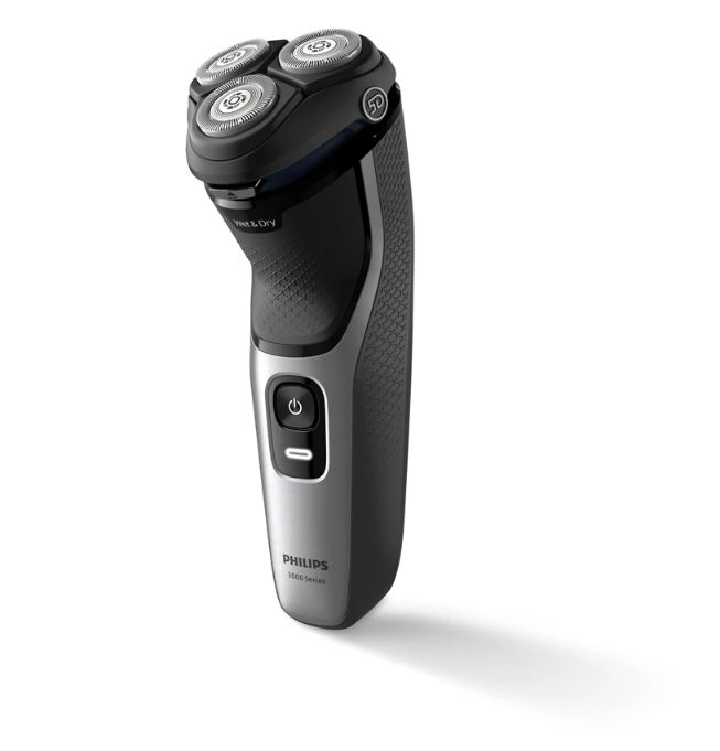 Aparat de ras electric, PHILIPS, seria 3000 S3143/00, Argintiu/Negru