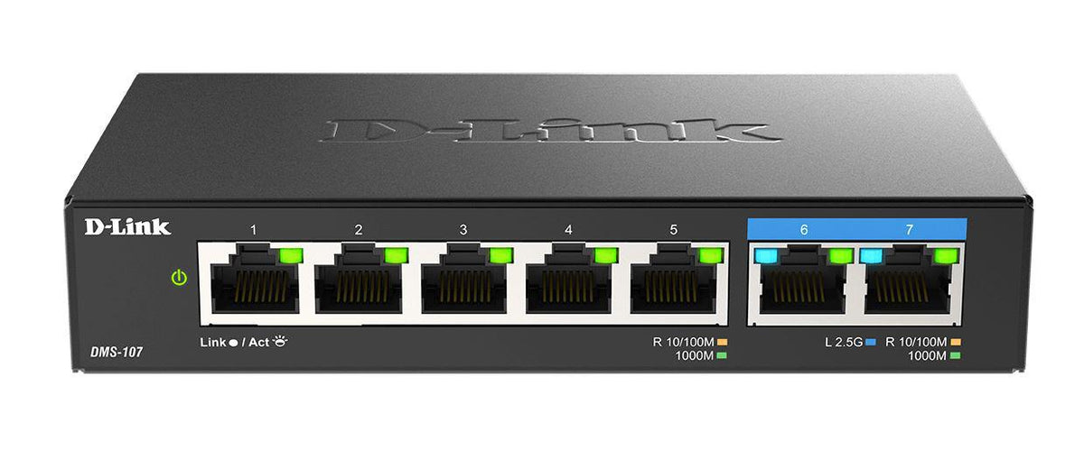Switch D-Link DMS-107, 2.5G, 5-10, Nu