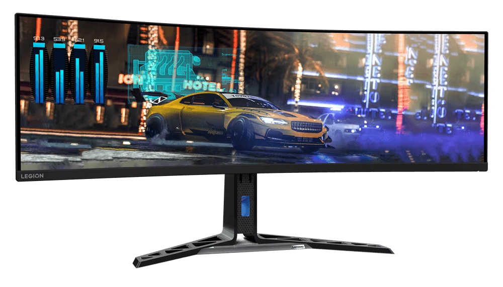 Monitor Gaming Lenovo Legion R45w-30, 44.5", 5120x1440, 165Hz , pivot, 2x HDMI® 2.1, 1x DP 1.4, 1x USB-C, AMD FreeSync™ Premium Pro