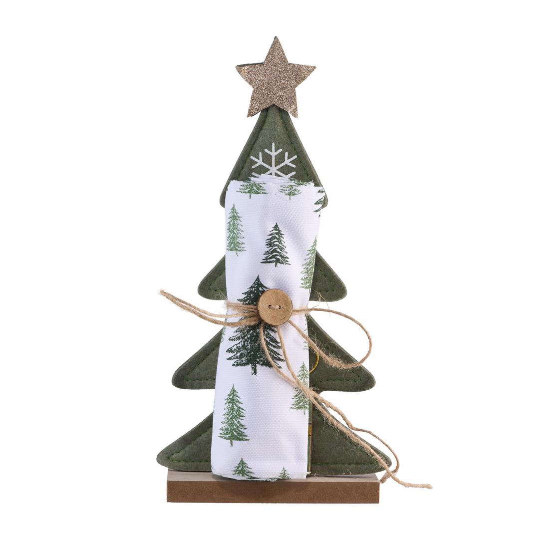 Set 2piese:decoratiune; prosop bucatarie Tree