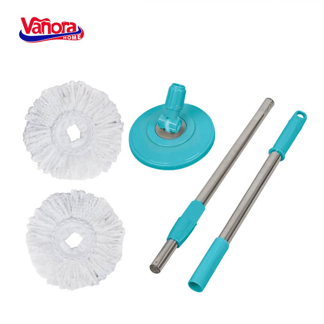 SET CURATENIE CU MOP ROTATIV, CLEAN360, ALBASTRU