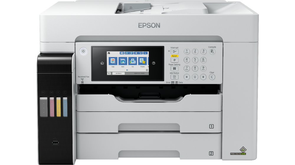 Multifunctional inkjet EPSON EcoTank Pro L15180, CISS, format A3, Color, Duplex, USB + LAN + Wi-Fi