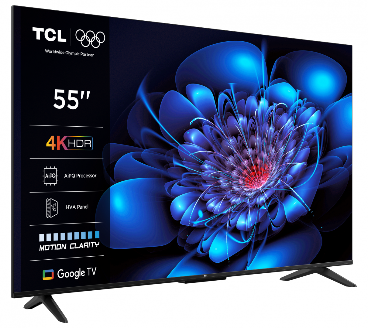 Televizor TCL LED 55P61K, 139 cm, Smart Google TV, 4K Ultra HD