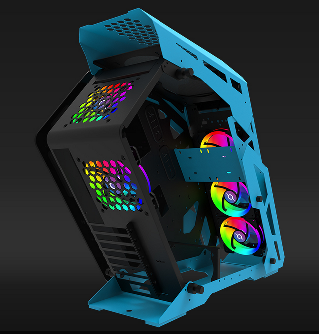 Carcasa Aqirys Procyon Mid Tower ALBASTRU