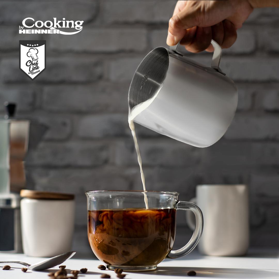 CANA INOX LAPTE 350 ML, COOKING BY HEINNER, CHEF LINE