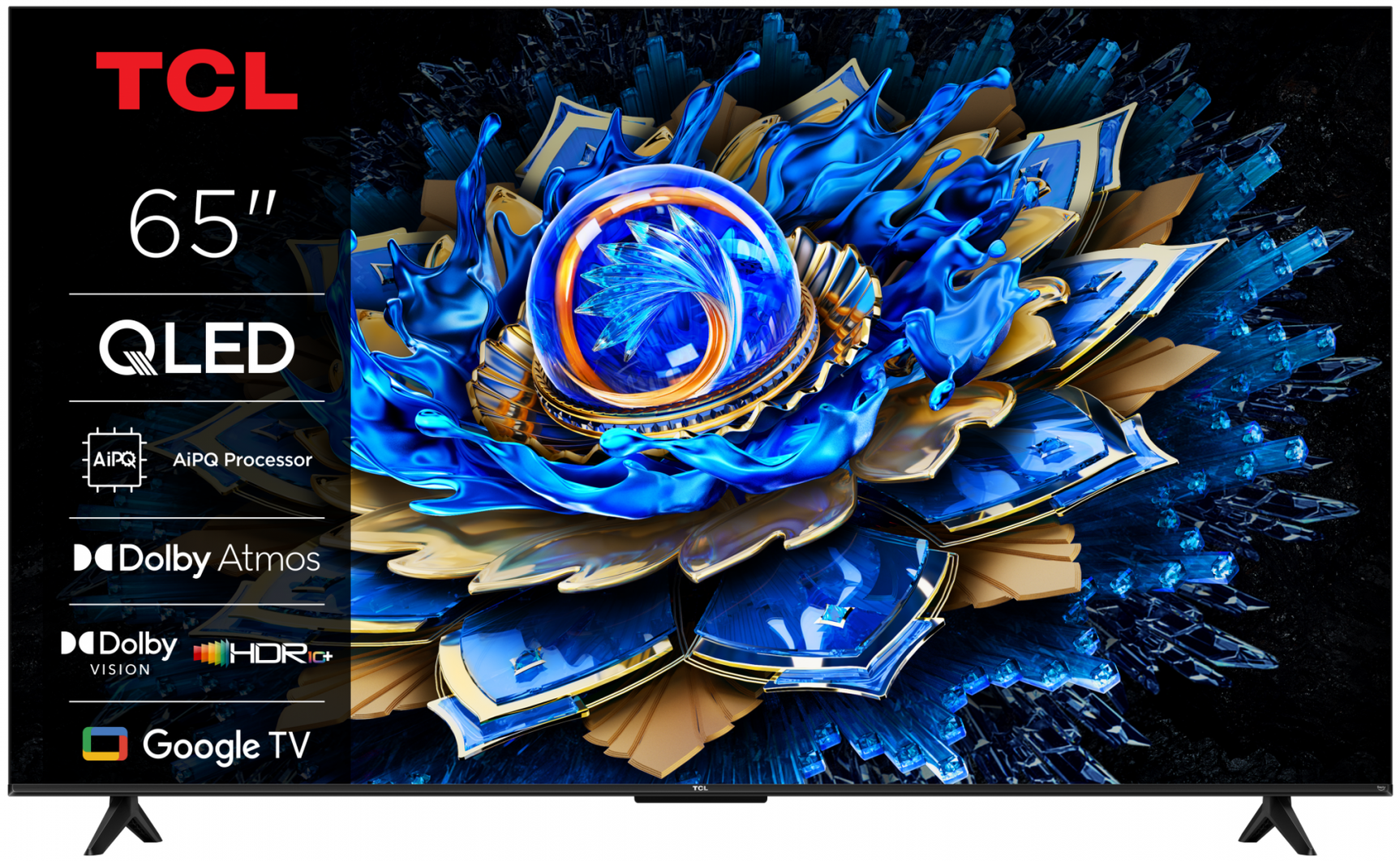 Televizor TCL QLED 65T69C, 164 cm, Smart Google TV, 4K Ultra HD, (Model 2025)