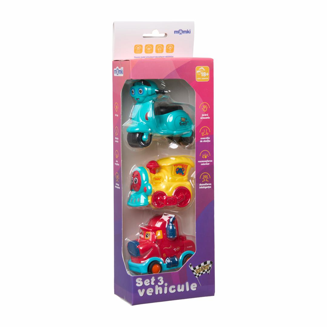 SET 3 VEHICULE ACTIONATE PRIN INERTIE