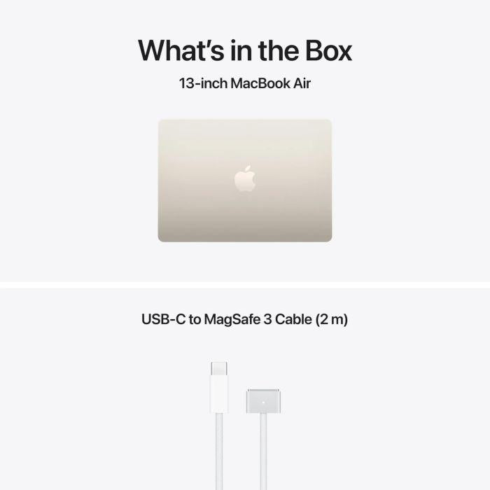 MacBook Air 15.3" Retina/Apple M5 (CPU 10-core, GPU 10-core, NeuralEngine16-core)/16GB/1TB - Starlight - INT KB (No Adapter) - 2026