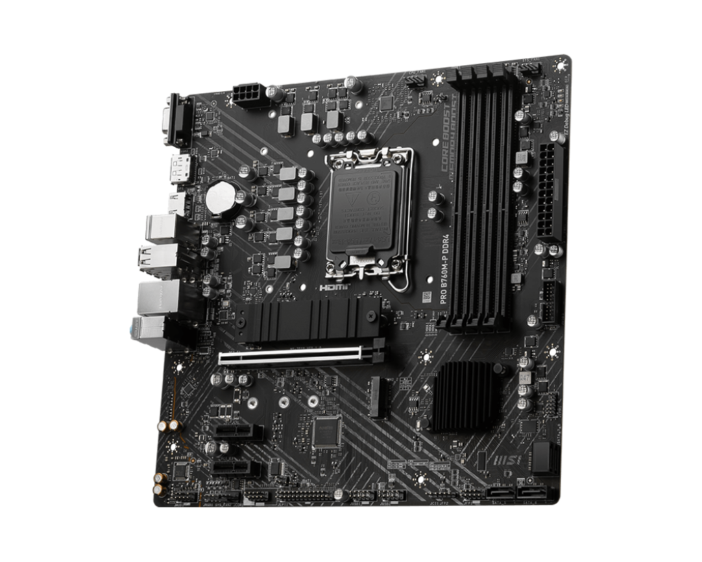 Placa de baza MSI PRO B760M-P DDR4, Socket 1700, DDR4, Micro-ATX