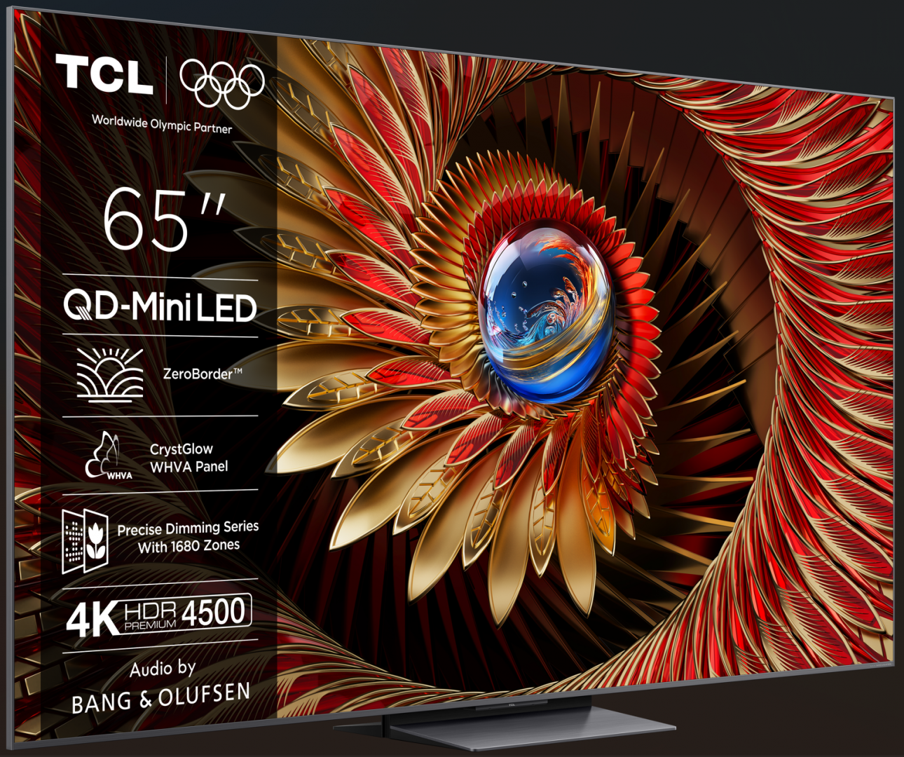 Televizor TCL Mini LED 65Q8C, 164 cm, Smart Google TV, 4K Ultra HD, (Model 2025)