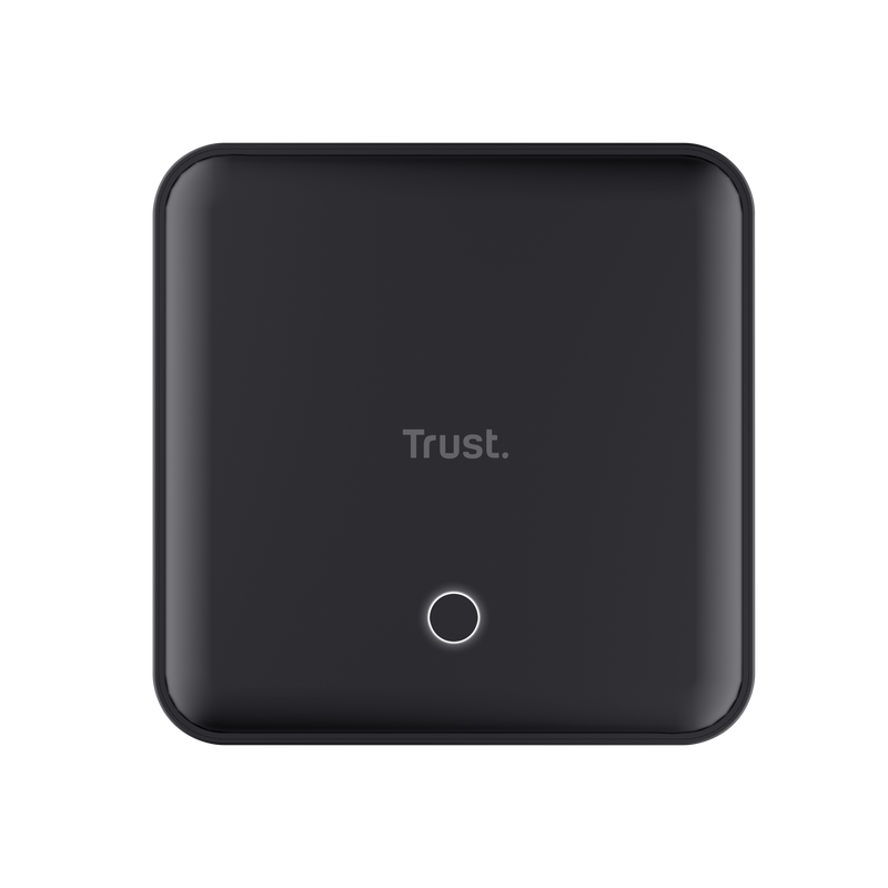 Statie de incarcare Trust, 4 porturi: 1 x USB-A & 3 x USB-C, putere maxima 100W, compatibil cu laptop, tableta, smartphone, accessorii, negru