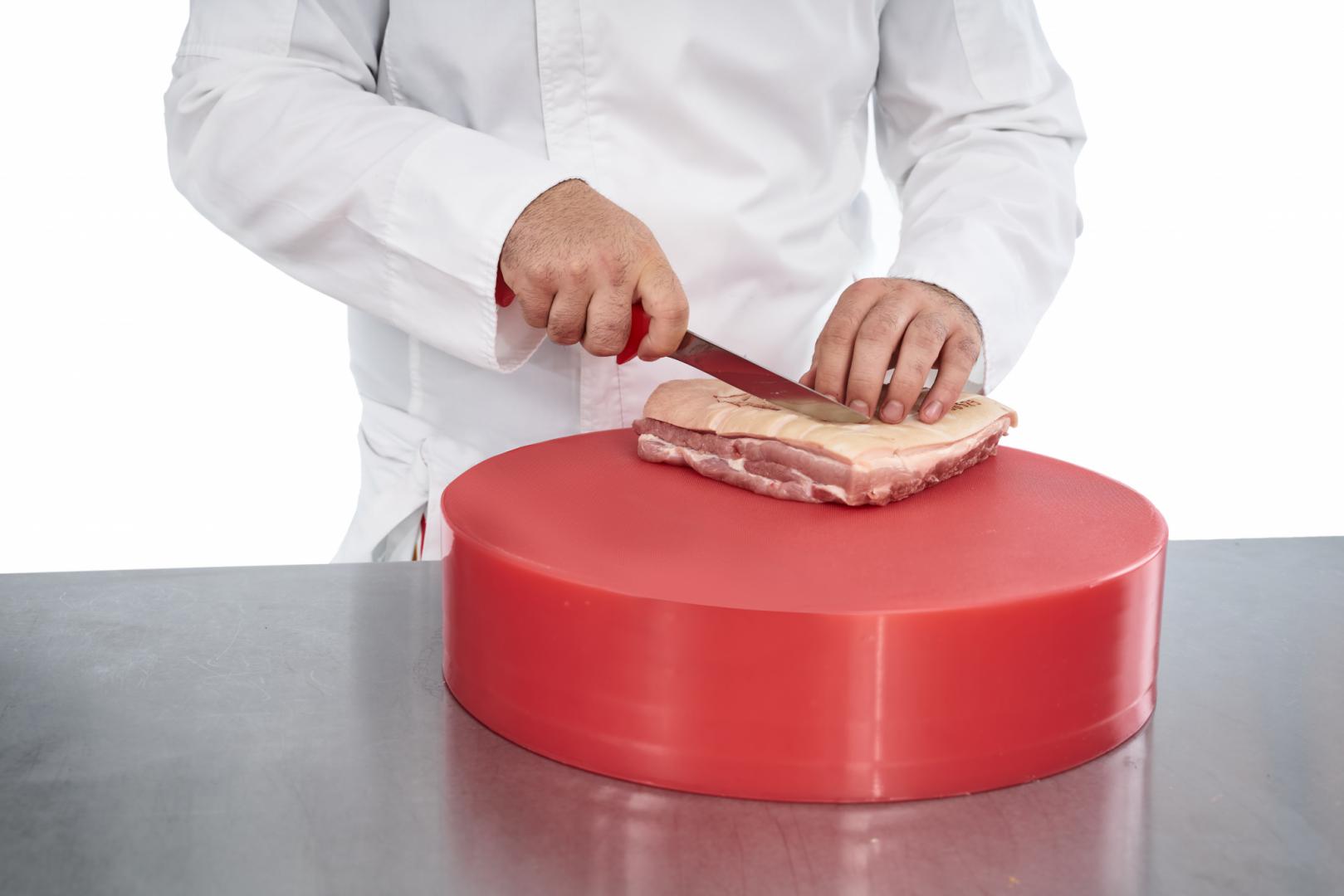CUTIT DEZOSAT PROFESIONAL 18 CM, ROSU, CHEF LINE, COOKING BY HEINNER