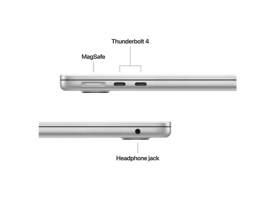 MacBook Air 13.6" Retina/Apple M5 (CPU 10-core, GPU 10- core,NeuralEngine16-core)/24GB/512GB - Silver - US KB 2026 (CTO from MDH74RO/A)