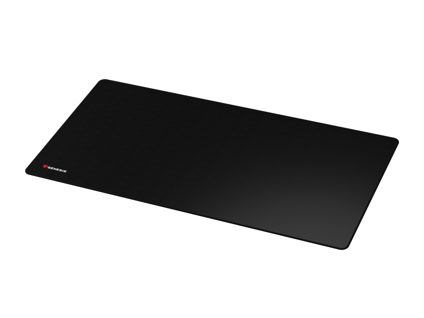 Mousepad Genesis Carbon 500 Maxi Logo, material cauciuc + textil, dimensiuni 900x450x2.5 mm, negru