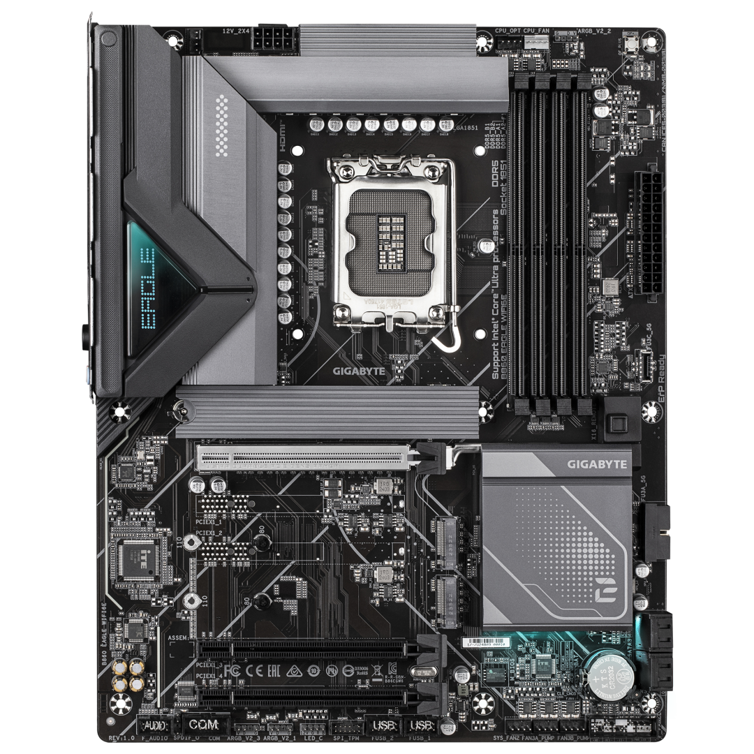 Placa de baza Gigabyte B860 EAGLE WIFI6E, Socket 1851, DDR5, ATX