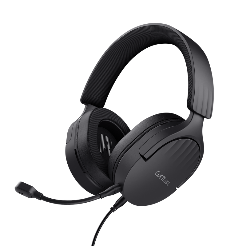 Casti gaming TrustGXT 490P Fayzo cu fir, interfata USB 2.0, frecventa de raspuns 100 Hz - 17.000 Hz, sensivitate 100 dB, negru