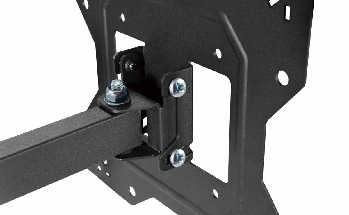 Suport de perete Akai cu inclinatie +3/-10°, diagonala display 23"-43", VESA min. 100x100, VESA max. 200x200, suporta pana la 30kg, distanta fata de perete MAX 378mm, negru