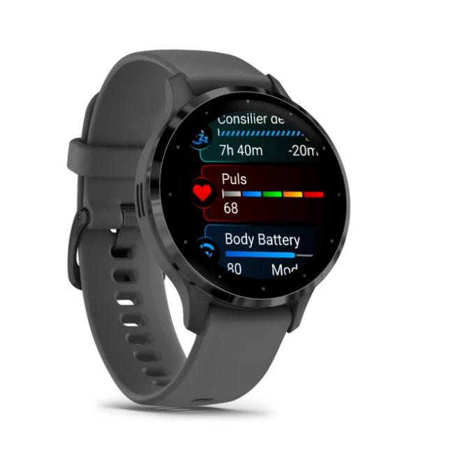 Ceas Garmin Venu 3S Pebble Gray Slate