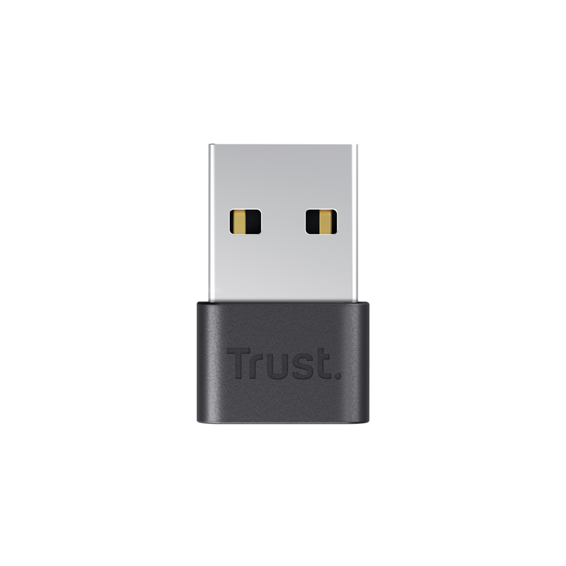 Adaptor Bluetooth Trust Myna 5.3, viteza maxima transfer 2 MB/s, negru