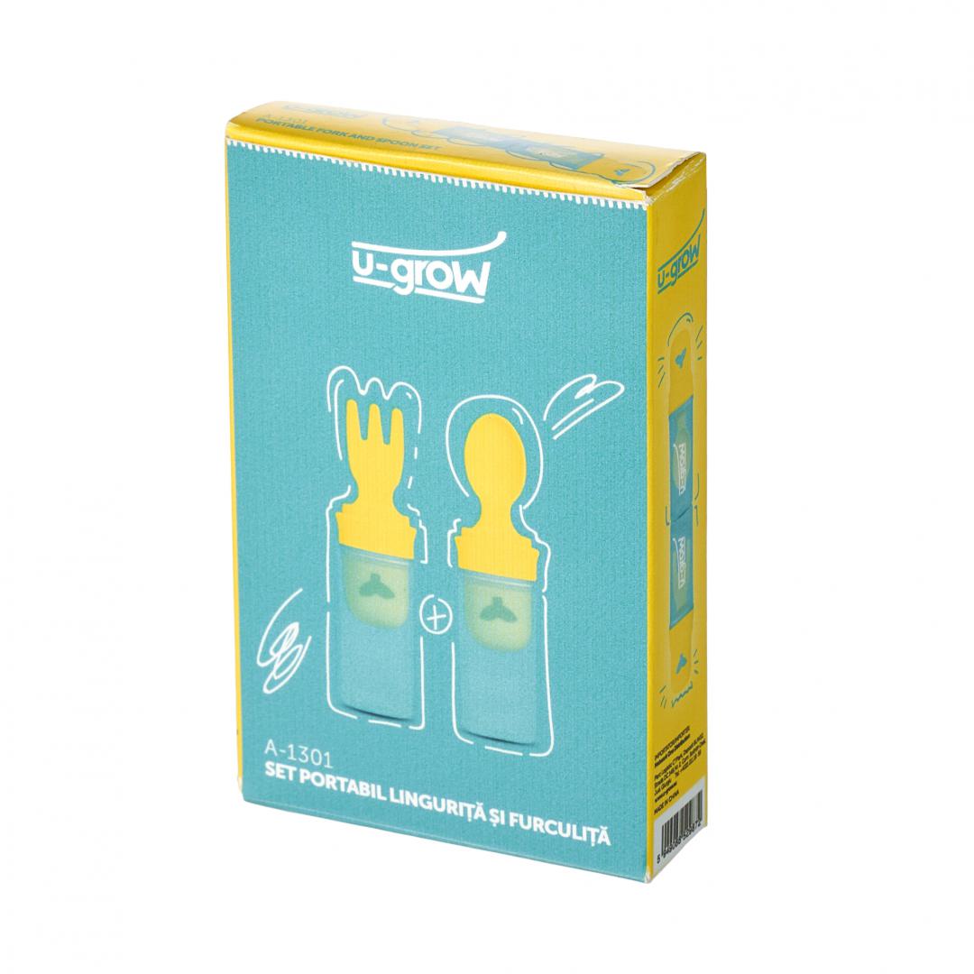 Set portabil lingurita si furculita A-1301, U-Grow