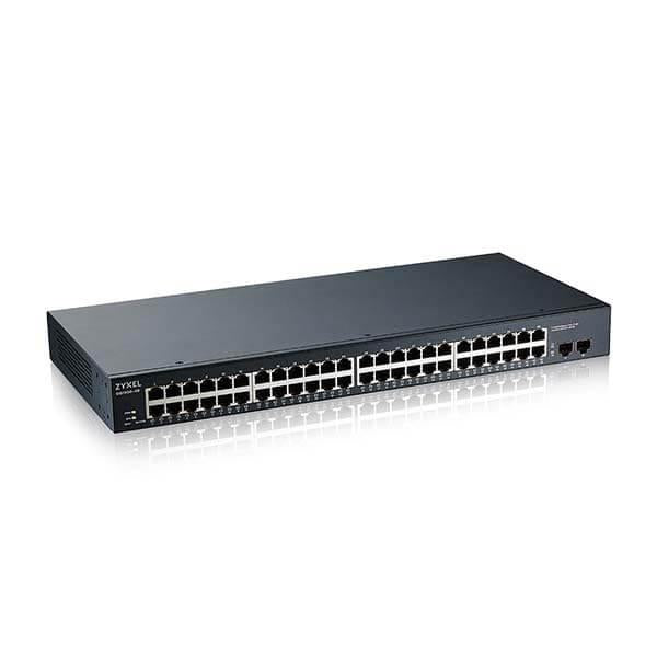 Zyxel GS1900-48, 48-port GbE L2, 48 Port Smart Switch, rackmount,