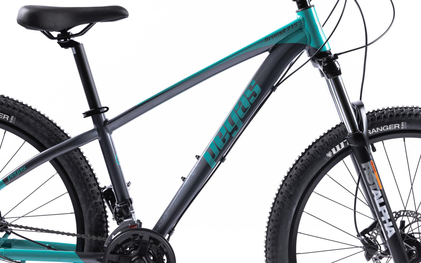 Bicicleta MTB Pegas DRUMET XS 27.5'' GRI TURCOAZ
