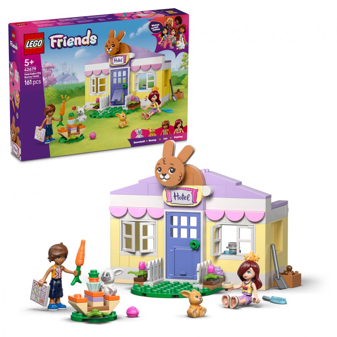 HOTEL PENTRU IEPURASI IN ORASUL HEARTLAKE LEGO42679