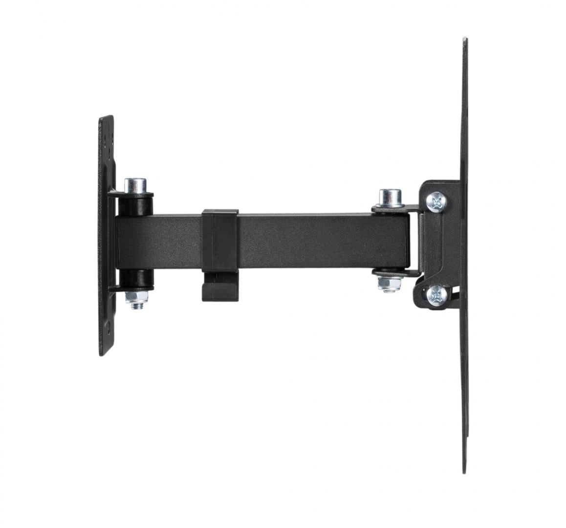 Suport TV de perete Serioux, TV68-221, compatibilitate dimensiune ecran: 23"-43", compatibilitate VESA:100x100, 100x200, 200x100, 200x200, greutate maximă suportata: 30kg, distanta fata de perete: 56~204mm, inclinare: +5°~-8°, pivotare: +90°~-90°