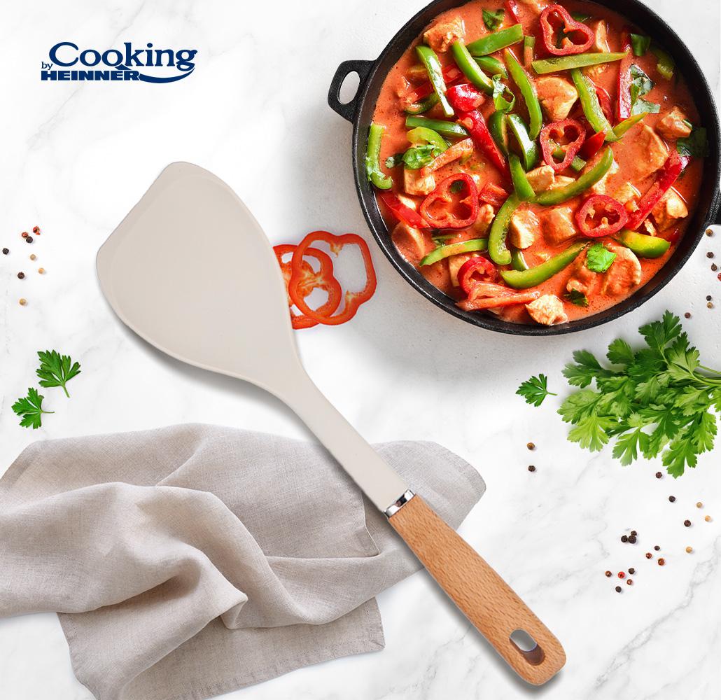 SPATULA SILICON 35x9.5 CM, CULINAR, COOKING BY HEINNER