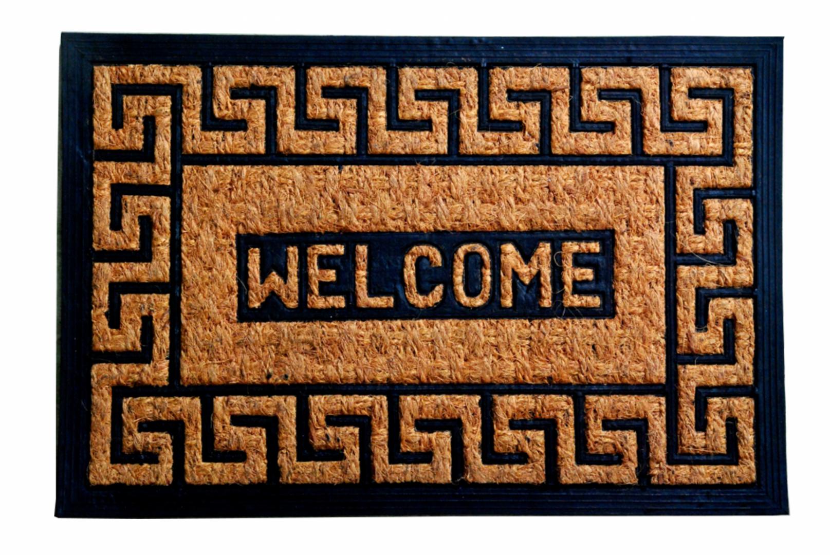 COVORAS INTRARE ANTIDERAPANT 60X40 CM,CAUCIUC+NUCA COCOS,VANORA HOME(mix 5 modele,10 bucati/bax, 2 bucati/model)