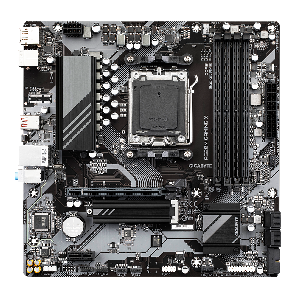 Placa de baza Gigabyte A620M GAMING X AX AM5