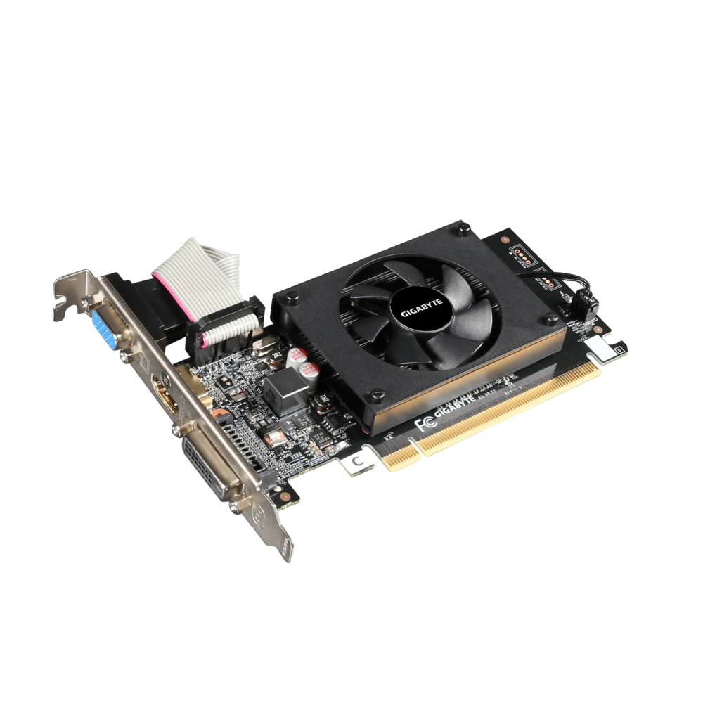 Placa video GIGABYTE GeForce® GT 710, 2GB DDR3, 64-bit