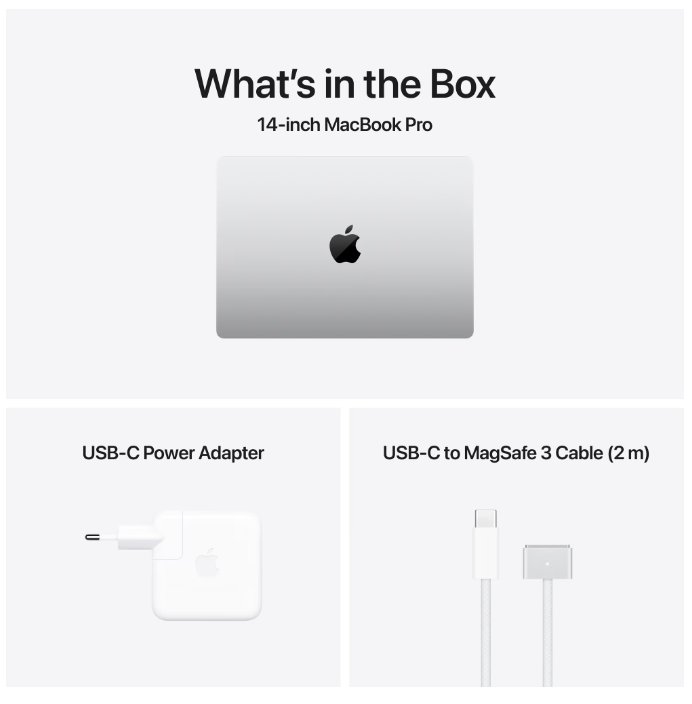 MacBook Pro 14.2"/Apple M4 Pro (CPU 12-core, GPU 16-core, Neural Engine 16-core)/24GB/1TB - Silver - INT KB (CTO From MX2E3RO/A)