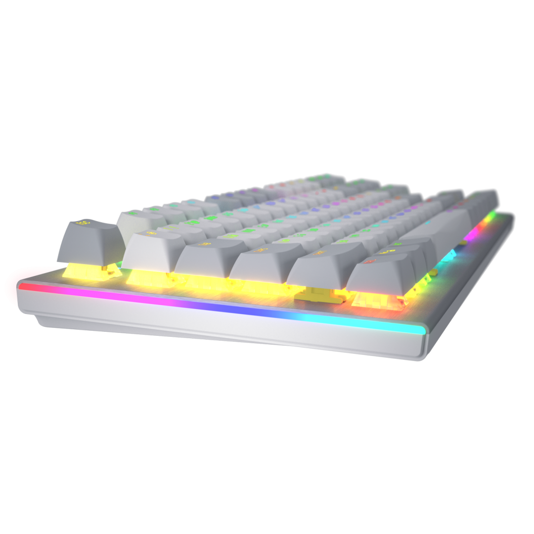 Tastatura Mecanica Gaming HATOR Gravity TKL, RGB, USB, Alb