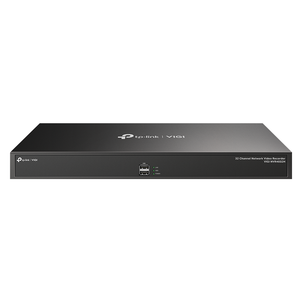 NVR TP-Link VIGI 32 canale 4032H ; 8 MP,2 SATA Interface, max 20TB, H.265+; ONVIF, etecție mișcare, linie, intruziune, persoane, vehicule etc.