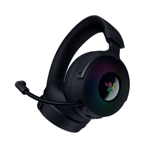 Casti Gaming Head-band Razer Kraken V4 Pro, Wireless, Negru