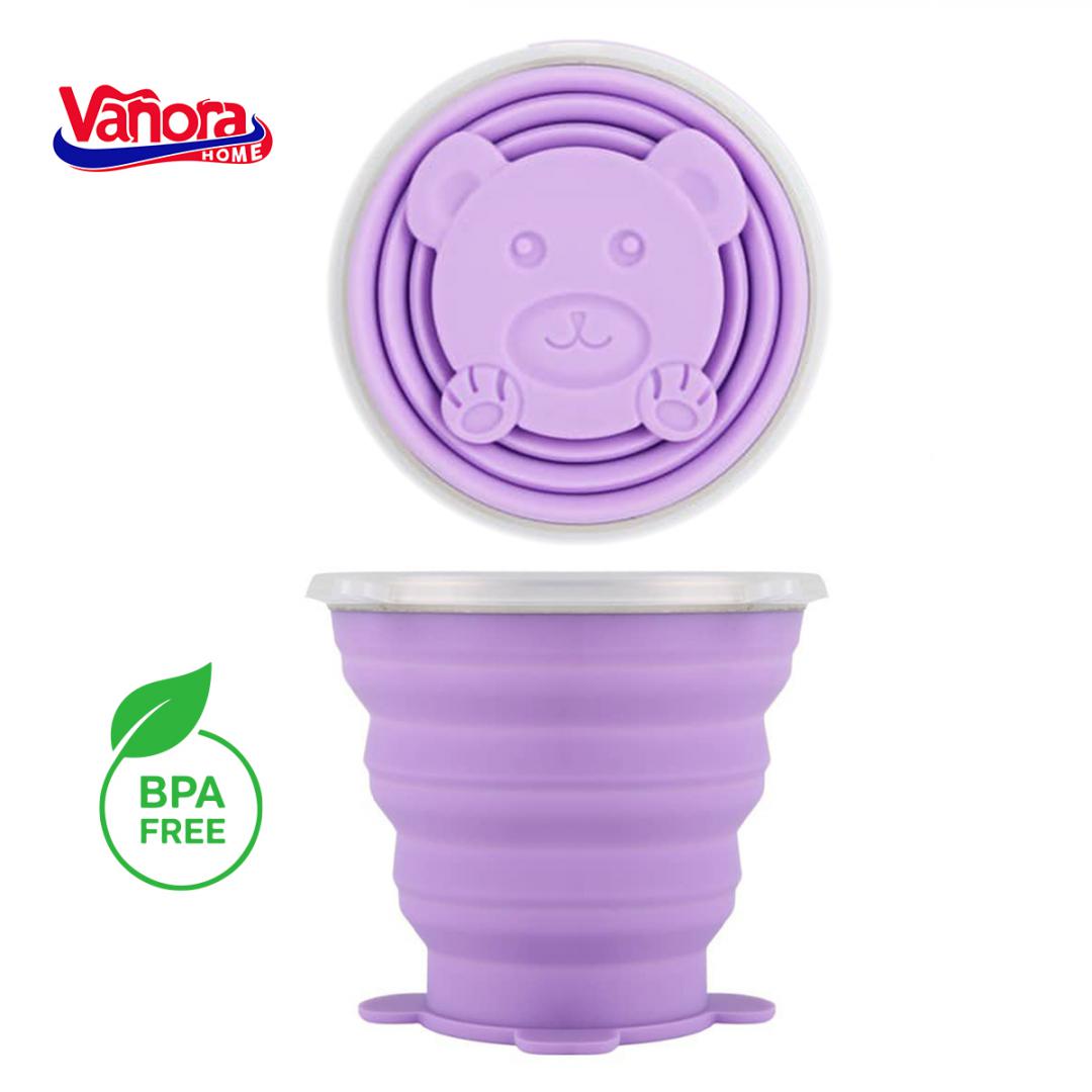 "PAHAR PLIABIL SILICON 270 ML Material: Silicon Dimensiune: 9.5x8.5 CM Dimensiune pliat: 9.5x1.5 CM"