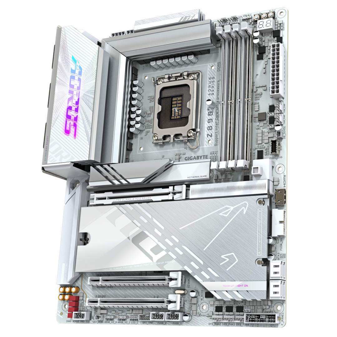 Placa de baza Gigabyte Z890 AORUS PRO ICE, Socket 1851, DDR5, ATX