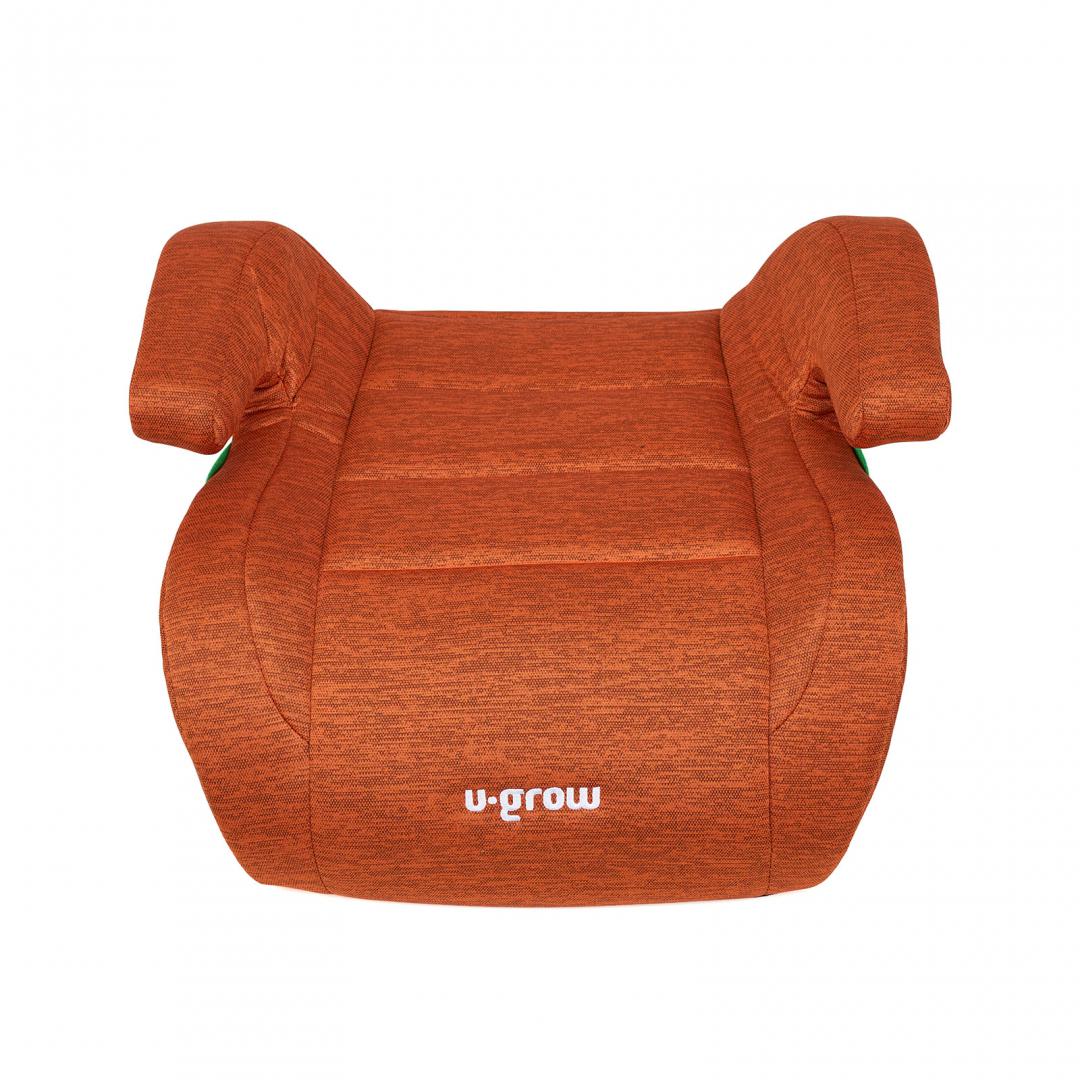 Inaltator auto U-Grow, 125-150 R129 cu isofix, caramiziu