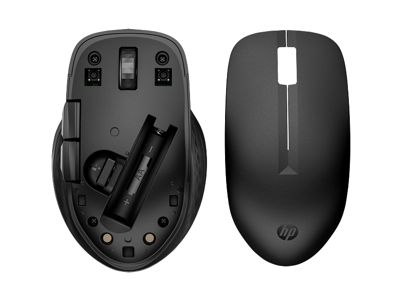 HP MOUSE Wireless 435 pentru mai multe dispozitive, Culoare: Negru, Dimensiuni: 115,41 x 74,16 x 40,29 mm, Greutate: 0.07kg, Garantie 1 an