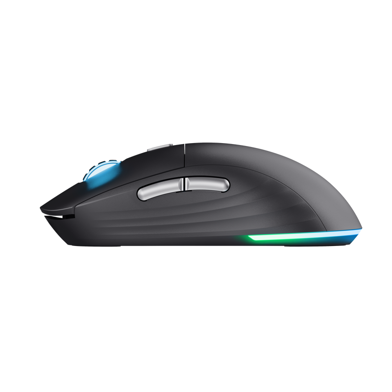 Mouse Trust GXT980 REDEX wireless, USB 2.0, rezolutie maxima 10000 DPI, 6 butoane, iluminare full RGB , negru
