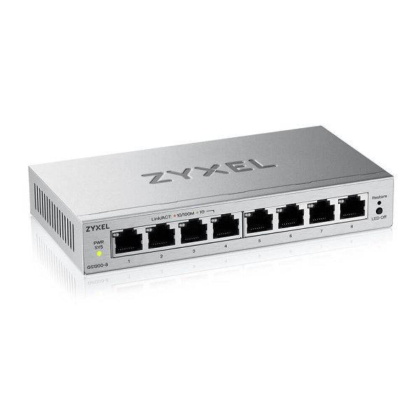 ZYXEL GS1200v3 8-Port GbE Web Managed Switch