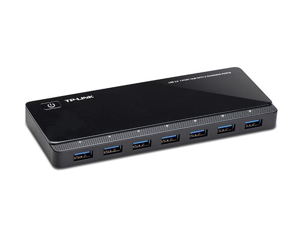 Hub USB TP-Link UH720, 7 porturi USB 3.0, negru