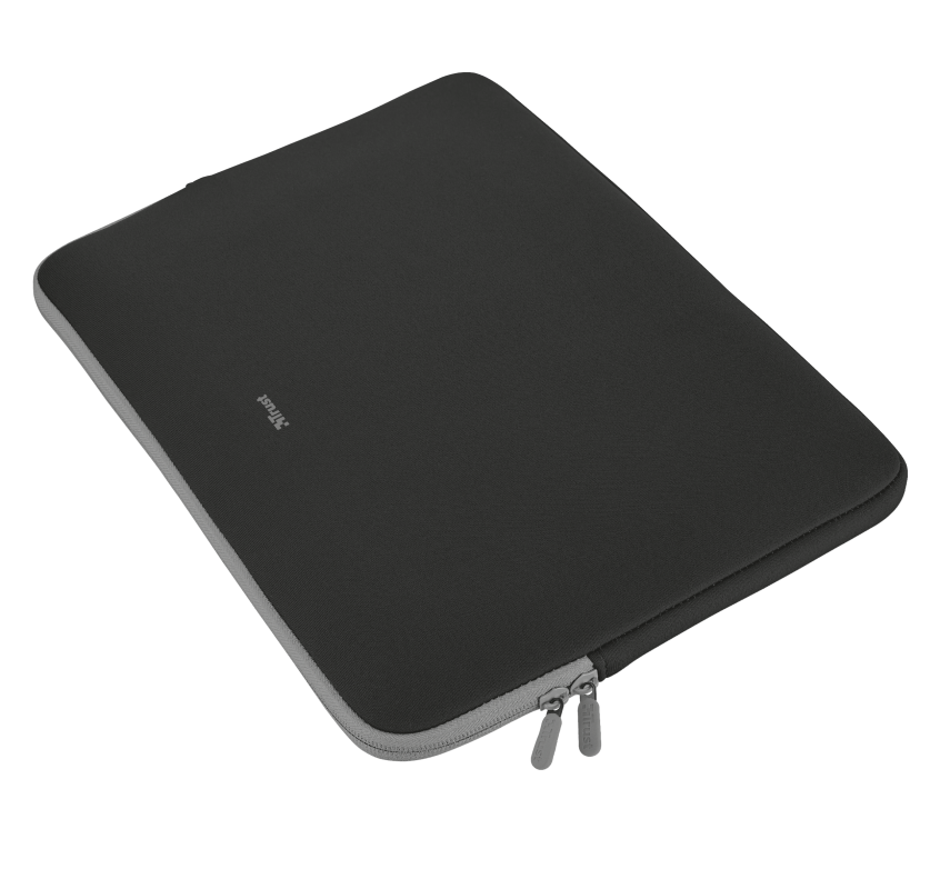 Geanta laptop Trust Primo Soft Sleeve, Negru, 2 ani Garantie